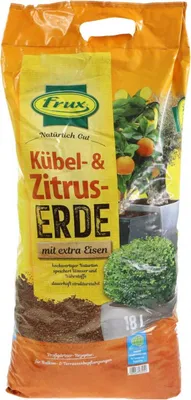Produktbild von FRUX Kübel- und Zitruspflanzenerde 18L für gesunde Pflanzen
