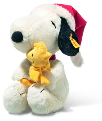 Produktbild von Steiff Kuscheltier Soft Cuddly Friends Snoopy mit Woodstock Christmas (30cm)