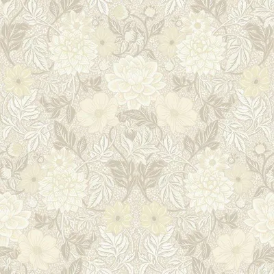 Zdjęcie produktu dla Borastapeter Tapeta vintage kwiaty w stylu secesyjnym beżowym - 660401 - 53 cm x 10.05 m