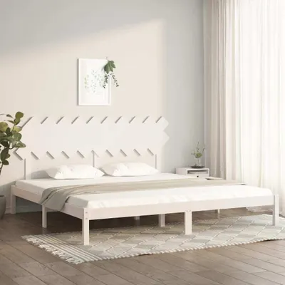 Obrázek produktu pro The Living Store Postel z masivu bílá 200x200 cm
