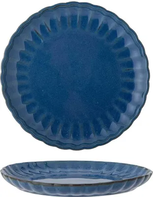 Produktbild von Bloomingville Essteller LATINA Dunkelblau 27 cm Keramik Teller