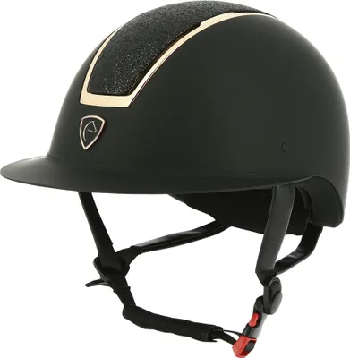 Produktbild von Equitheme Glint Mat Helm Schwarz 52-54 cm Schwarz 52-54 cm