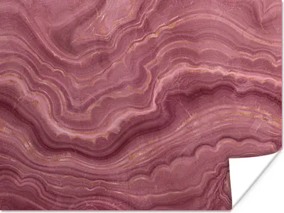 Produktbild von MuchoWow® Poster Rosa - Geode - Edelsteine - Achat 160x120 cm - Foto Plakat