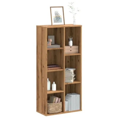 Zdjęcie produktu dla Maison Exclusive – regał na książki Artisan z dębu 50 x 25 x 105 cm Materiał drewnopochodny