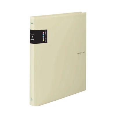 Image de Bloc-notes Karis A5 en plastique - Pastelini jaune