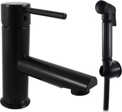Image de Mitigeur bidet avec douchette SEINA en laiton noir