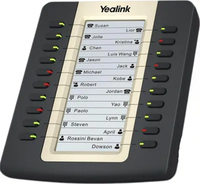 Image de Yealink EXP20 - Noir - LCD - 160 x 320 pixels - 112 mm - 110 mm - 143 mm