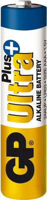 Obrázok produktu pre GP Batteries Ultra Plus Alkaline AAA, Batéria na jedno použitie, AAA, Alkalický, 1,5 V, 4 kusov, Viacfarebný