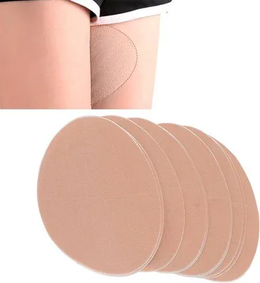 Imagen del producto de Almohadillas adhesivas para muslos, elásticas, 10 unidades, para proteger contra rozaduras