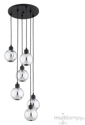 Obrázok produktu pre Závesná lampa PENDANT LANNA 6xE14, čierna