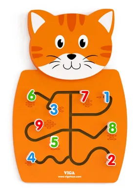 Obrázok produktu pre Drevená manipulačná hra Kitten Viga Toys