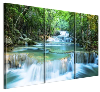 Image de LUMASOUL Tableau sur toile, motif nature, tableaux muraux cadre en bois, Tableau Mural pour Salon & Chambre, 120x80 cm Éclectique