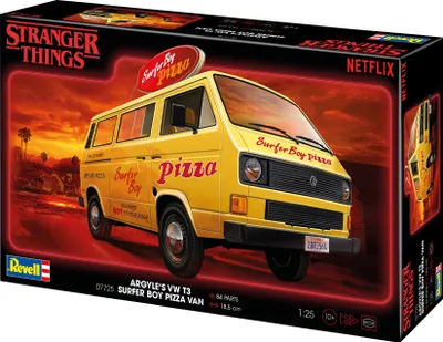 Image de Revell „Stranger Things“ Argyle’s VWT3 Surfer Boy Pizza V 1:25
