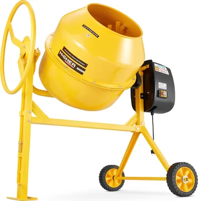 Zdjęcie produktu dla Betoniarka budowlana HIGHER mieszarka 200L 1500W 230V żeliwny wieniec