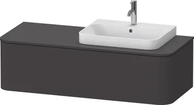 Produktbild von DURAVIT HP4942R80800010 WTU HappyD2+ wandh.,354x1300x550mm
