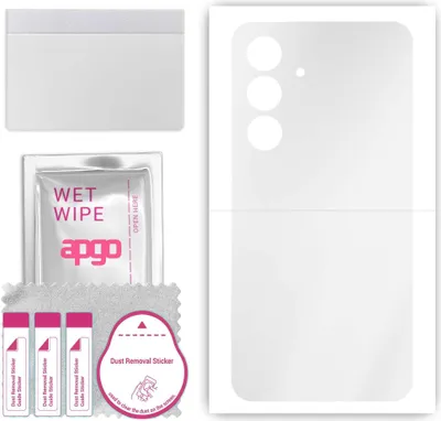 Produktbild von apgo Rückseite Schutzfolie, klar, kompatibel mit Samsung Galaxy M34 5G, Hinten Hydrogel-Displayschutzfolie mit Positionierhilfe, kratzfest, einfache Montage