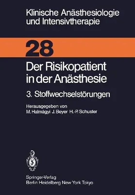 Produktbild von Der Risikopatient in der Anästhesie