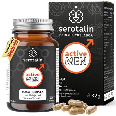 Produktbild von Serotalin Active Men | 60 Kapseln | Natürliche Wirkstoffe für aktive Männer