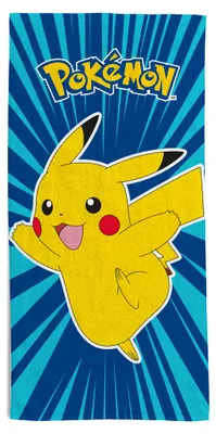 Productafbeelding van hermet, Pokémon strandlaken, 70 x 140 cm, handdoek voor strand of zwembad, 100% wit
