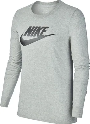 Immagine prodotto di Maglietta Nike Essential Icon Futura grigia da donna