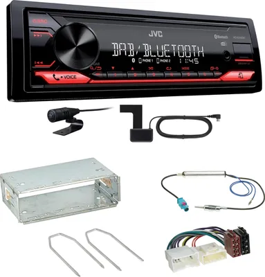 Produktbild von JVC KD-X272DBT Digitalradio Bluetooth USB MP3 Einbauset für Mercedes Citan W415