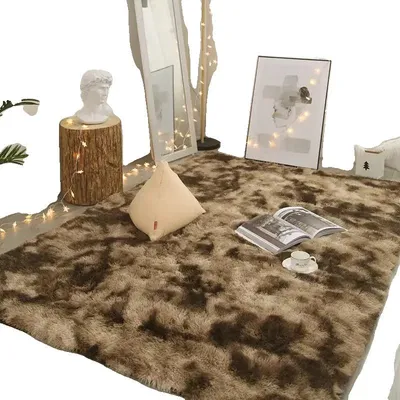 Zdjęcie produktu dla Miękki dywan, antypoślizgowa podkładka, klasyczny styl, kolor brązowy, wymiary 50x160 cm
