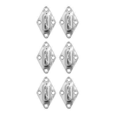 Produktbild von Ösenplatte, Ösenhaken, Klammerhaken, Klammerschlaufe, Bootsklammerring, Hängemattenösenpolster