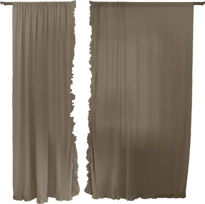 Obrázok produktu pre Záclona Záves Okenný S Volánom Do Obývačky Spálňa 150X250 Cm Boho Béžová