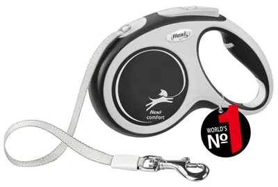 Immagine prodotto di Flexi New Comfort M nero CINTA 5 m