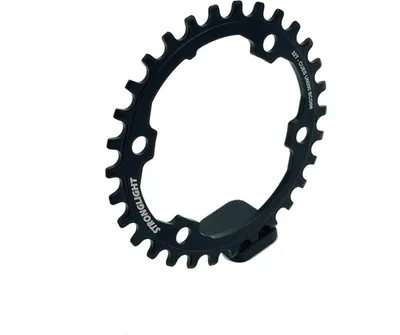 Image de Plateau Stronglight pour VTT Shimano 96 mm, 32 dents, aluminium, noir, Cues U6000