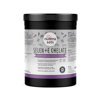 Zdjęcie produktu dla NuVena Selen + E – pasza uzupełniająca dla koni, z witaminą E, 900 g
