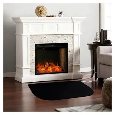Produktbild von Feuerfeste Kaminmatte 80×50 cm, Hitzeschutzmatte für Küche und Grill
