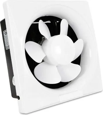 Produktbild von 12 Zoll Wandventilator Lüftungsventilator Badlüfter Küche Abluftventilator Rohrventilatoren Gebläse WC Küche Weiß