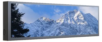 Image de Écran secondaire pour boîtier d'ordinateur de 9,2 pouces, écran latéral pour boîtier PC, affichage de la température du processeur avec thèmes et fonds d'écran personnalisables, indicateurs de performances ; compatible avec Windows 7 64 bits et versions ultérieures ; couleur : noir