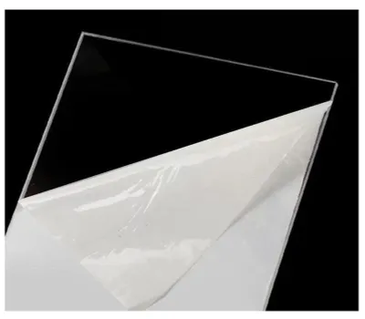 Image de 2 plaques en acrylique transparentes pour la décoration et la présentation