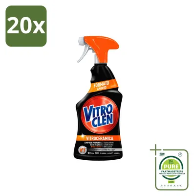 Produktbild von 20 x Vitroclen Keramik-Kochfeldreiniger Spray - 450 ml - Großpackung - 20 Stücke