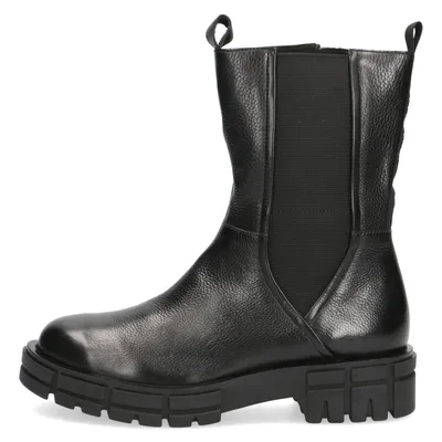 Produktbild von Caprice Damen Echtleder Chelsea Boot Black Nappa, Damen:37 EU