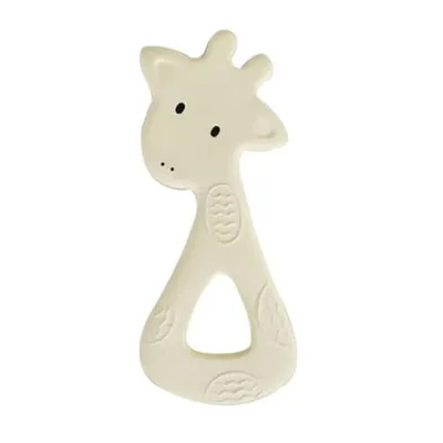 Immagine prodotto di Tikiri teether giraffa in gomma naturale giocattolo ausiliario per la dentizione del bambino