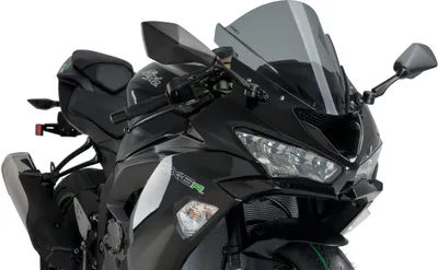 Image de Ecran PUIG z-racing fumé foncé ABE approuvé pour Kawasaki