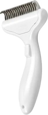 Imagen del producto de Cepillo para perros y gatos, con cerdas suaves, diseño ergonómico, apto para todo tipo de pelaje, para el cuidado del pelo