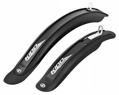 Produktbild von Simpla Kido 20 Kinder Fahrrad Schutzblech Set Schwarz