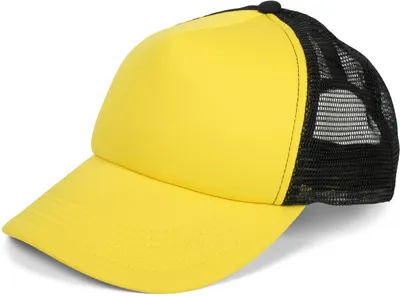 Produktbild von styleBREAKER Uni 5-Panel Trucker Cap mit Mesh-Einsatz | verstellbares Basecap mit Click Snap Verschluss | luftiges Netz Cap für Damen und Herren