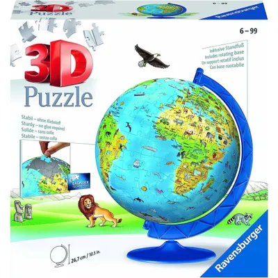Immagine prodotto di Puzzle 3D Globo in inglese 180 pezzi