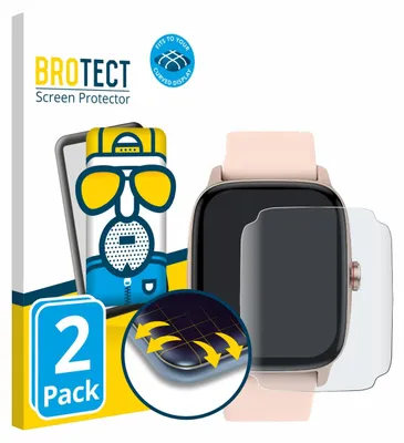 Produktbild von 2x BROTECT Fullscreen Schutzfolie für KIBFLE TGW0 / TGW01 1.85" Displayschutz Folie Fullcover Matt Entspiegelungsfolie