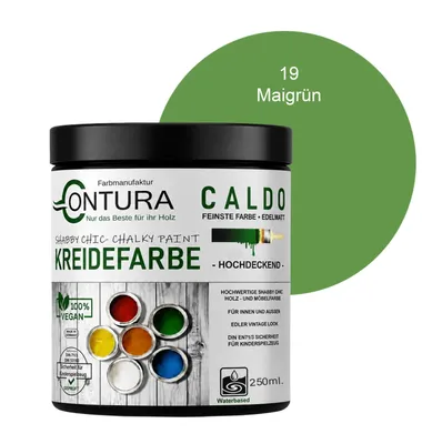 Produktbild von Contura BeGreen 250ml. Kreidefarbe Shabby Chic Möbellack - 19 Maigrün