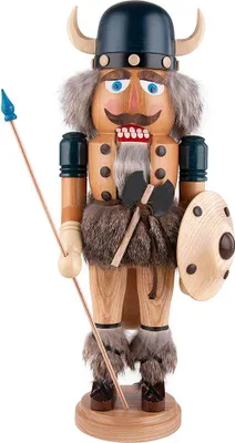 Produktbild von Wikinger natur (38cm) Nussknacker von Dregeno Seiffen