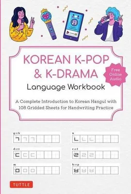 Obrázek produktu pro Korean K-Pop and K-Drama Language Workbook