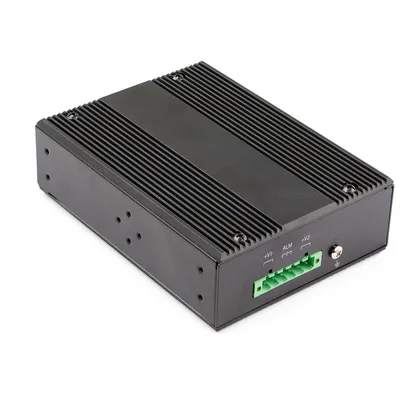 Immagine prodotto di StarTech.com IES1G52UP12V Switch di rete non gestito Gigabit Ethernet (10/100/1000) Power over Ethernet (PoE) Nero