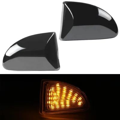 Für Smart ForTwo 451 ab 2007-2014 2x LED Seitenblinker Blinker Schwarz Smoke SET in der Farbe Schwarz von Goingfast