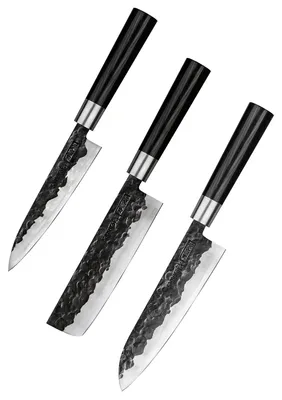 Produktbild von Samura Blacksmith Set aus 3 Küchenmessern